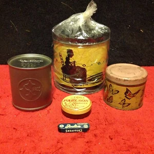 Lot RARE Vintage Cummings Sheaffers Mighty Steel Chicago Paulson Advertising Tin - Bild 1 von 9