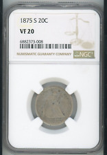 1875-S 50c Seated Liberty Half Dollar NGC VF 20
