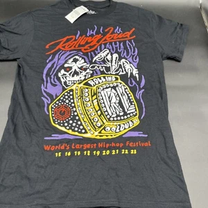 Nueva Camiseta Negra Zumiez Rolling Loud Para Hombre Talla Pequeña Hip Hop Festival - Imagen 1 de 3