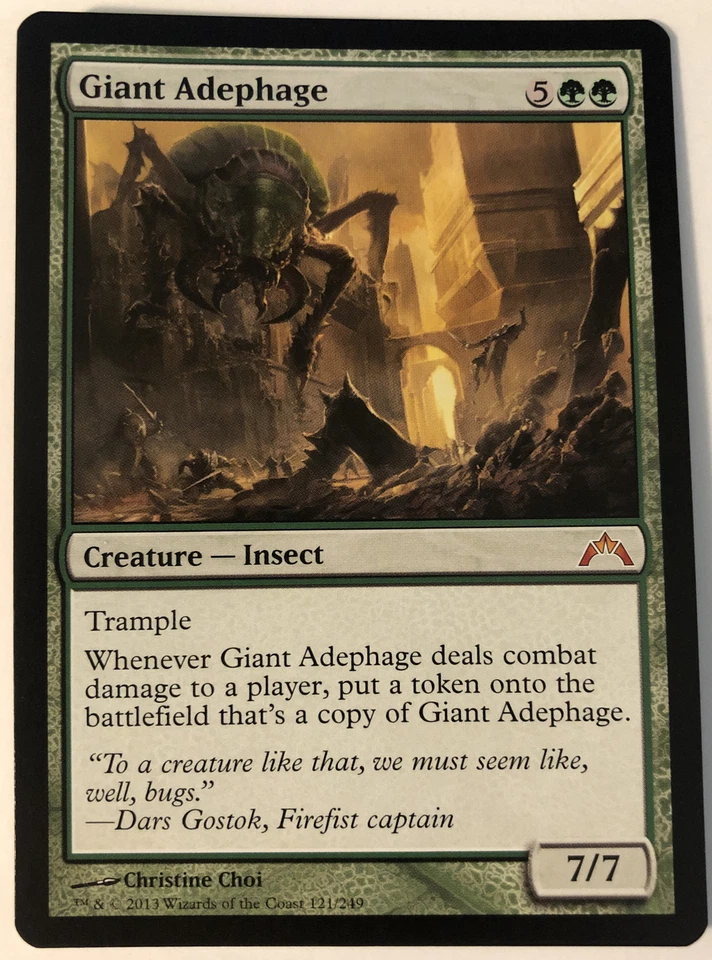 MTG Giant Adephage Gatecrash 121 Regular Mythic - Image 1 of 1
