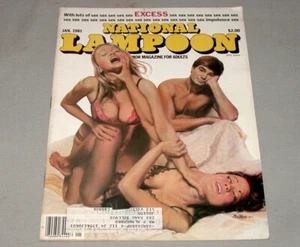 Enero 1981 revista nacional Lampoon humor adulto - exceso de sexo - Imagen 1 de 1