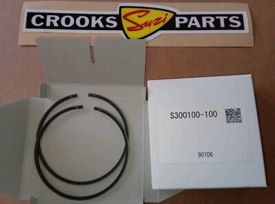 Juego de anillos de pistón 12140-30010-100P TS250/RL250/GT500/GT750 +1 mm, 71 mm de diámetro por TP - Imagen 1 de 4