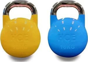 Competition Kettlebells Set Pro Grade Steel Kettle Bell Weight Lifting Dumbbell - Picture 1 of 22
