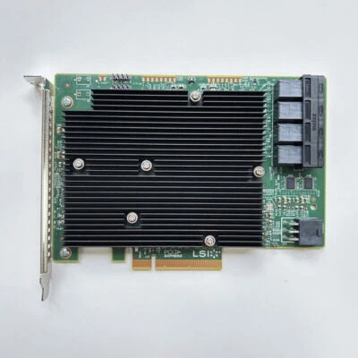 LSI 9300-16i 12Gbps SATA 16Port SAS-3 PCIe x8 HBA P16 IT Mode ZFS TrueNAS UNRAID - Image 1 of 4