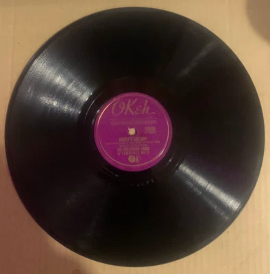 Lawrence Welk, 78rpm, V+, Daddy's Lullaby, Okeh 5939 - Image 1 of 2