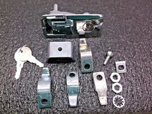 Compression Latch Keyed Lift and Turn Chrome Finish 1-19/32" Width (P) - Picture 1 of 4