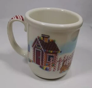 Longaberger Christmas Coffee Mug Roger & Ginger 2000 Gingerbread people puppies - Picture 1 of 9