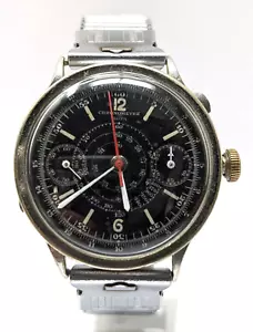 Orologio Agfa anni 40 mechanical chronometre monopusher jumbo chron monopulsante - Foto 1 di 19