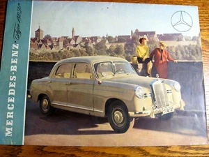 1954 1955 Mercedes-Benz Type 180D Color Brochure, Original - Picture 1 of 4