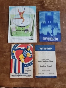 Eastern Illinois State Teachers College Vintage 1940er Jahre Fußballprogramme (4) - Bild 1 von 22