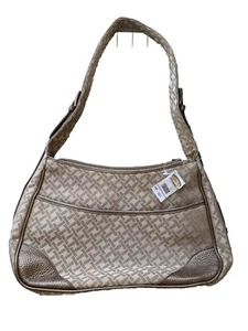 Talbots Golden Gold Patterned 8" X 11.5" Women's Handbag Purse New With Tags - Picture 1 of 19