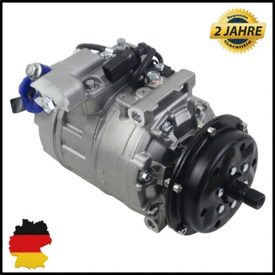 Compresor de aire acondicionado VW Multivan V Phaeton Touareg Transporter V T5 7H0820805E - Imagen 1 de 4