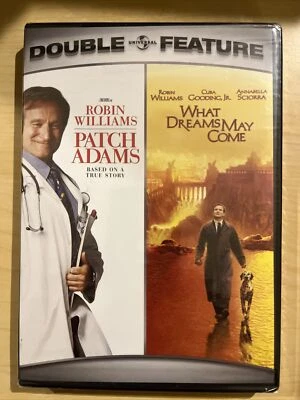 Patch Adams / What Dreams May Come (Double Feature, DVD, 1999, 2007) New, Sealed - Image 1 of 2