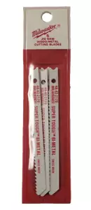 Milwaukee 48-42-2170 Bi-Metal Jig Saw Blade Pack of 5 2-3/4" U-Shank 10-14 TPI - Picture 1 of 4