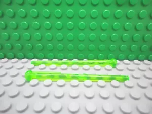 Lego Minifigur 2 Trans hellgrüne Bar 8L rundes Ende Spring Shooter Dart NEU - Bild 1 von 1