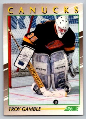 1991-92 Score Young Superstars - #29 Troy Gamble - Image 1 of 2