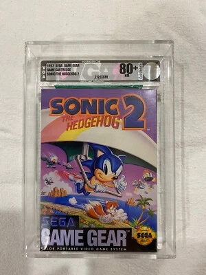 Sonic the Hedgehog 2 - VGA 80+ NM Sealed [Redwood Address, Mid-Production], Game - Image 1 of 4
