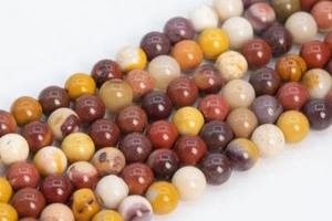 Natural Red Mookaite Beads Grade AAA Round Loose Beads 3/4/6-7/8/10/12/15-16MM - Picture 1 of 17