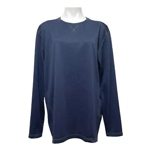 SPALDING Dri- Power T Shirt Mens XL Blue Crew Neck Activewear Athleisure NWT - Picture 1 of 7