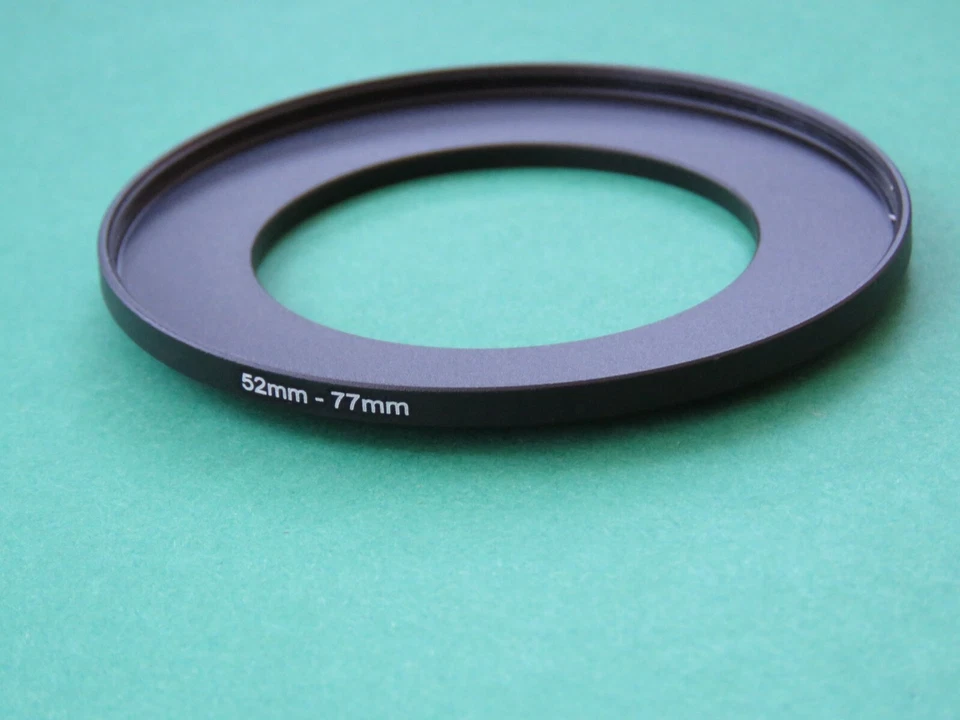 52mm-77mm Stepping 52-77 Step-Up Male-Female Filter Ring Adapter 52mm-77mm  - Image 1 of 2