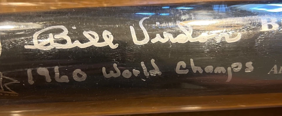 MLB Pirates Bill Virdon Auto Bat - Image 1 of 2