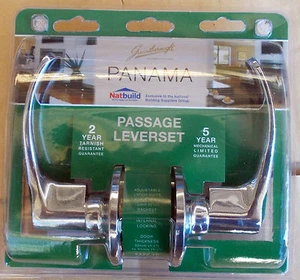 GAINSBOROUGH Passage Lever Set "HARTFORD" Bright Chrome Finish Free Post - Picture 1 of 6