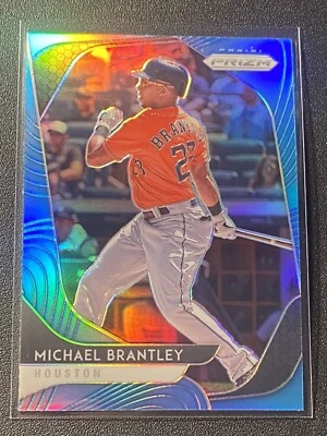Michael Brantley - Baloncesto Prizm 2020 - Carolina Blue Prizm - #57 - Astros Foto 1 de 2