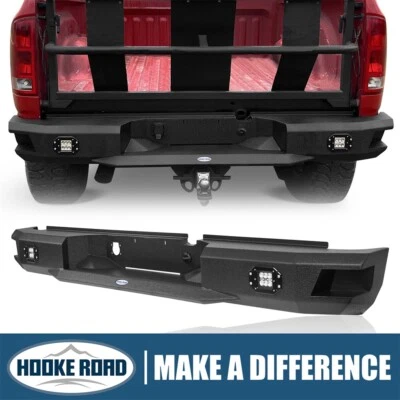 Hooke Road Steel Rear Bumper w/ Corner Step fit 2003-2009 Dodge Ram 2500 3500 Foto 1 de 4