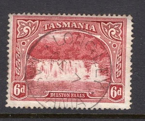Tasmania LONGLEY pmk on 6d pictorial 1904 rated R- (7) by Hardinge - Bild 1 von 1
