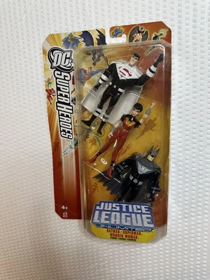 Liga de la Justicia Unlimited 2005 Mattel DC Superhéroes Batman Superman WonderWoman Foto 1 de 4