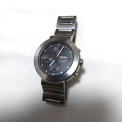Reloj SEIKO Cronógrafo Transform Face Vintage Funcionamiento Auténtico - Imagen 1 de 4