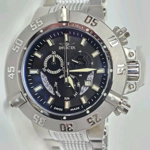 Invicta Subaqua Noma III Swiss Made Men's Chronograph Watch 6683 Black - Picture 1 of 6