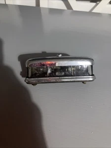 ORIGINAL BMC LUCAS 467 REAR NUMBER PLATE LAMP, CHROME, TWIN BULB, AUSTIN MORRIS - Picture 1 of 12