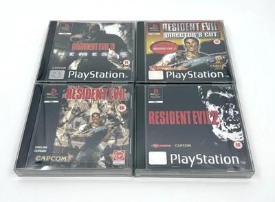 Resident Evil, Resident Evil 2, Nemesis & Directors Cut PS1 Boxed + Manuals VGC - Image 1 of 4