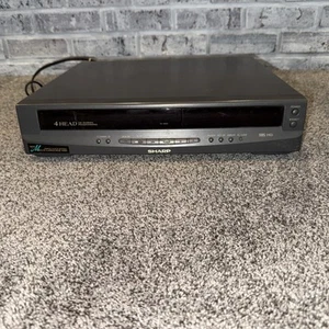 Lettore VHS Sharp modello VC-A504U VCR 4 testine su schermo programmazione - Foto 1 di 7