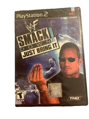 New Sealed WWF SmackDown Just Bring It (Sony PlayStation 2, 2002) PS2 WWF BL Lbl - Image 1 of 4