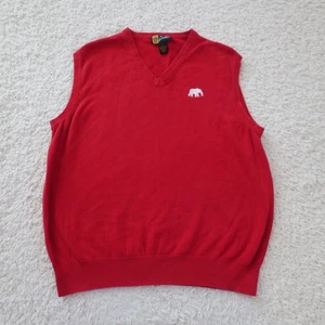 Alabama Crimson Tide Vest Mens Large Red The Locker Room Gameday Football - Picture 1 of 12