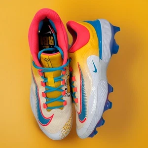 Nike x RBI Baseball Cleats Mens US Size 14 Alpha Huarache Elite 3 Low Rubber - Picture 1 of 16