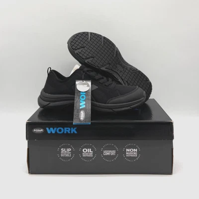 Dr. Scholl's Got It Slip Resistant Black Work Shoe Sneaker Women's Sz 9M - Image 1 of 4