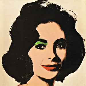 Andy Warhol Liz Taylor #5 Canvas Print 17 x 17 - Picture 1 of 4