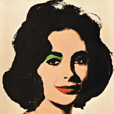 Энди Уорхол Лиз Тейлор #5 холст печать 17 x 17 - Изображение 1 из 4