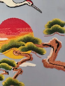 Asiatischer Stoff KUNST Vintage?? - Bild 1 von 3