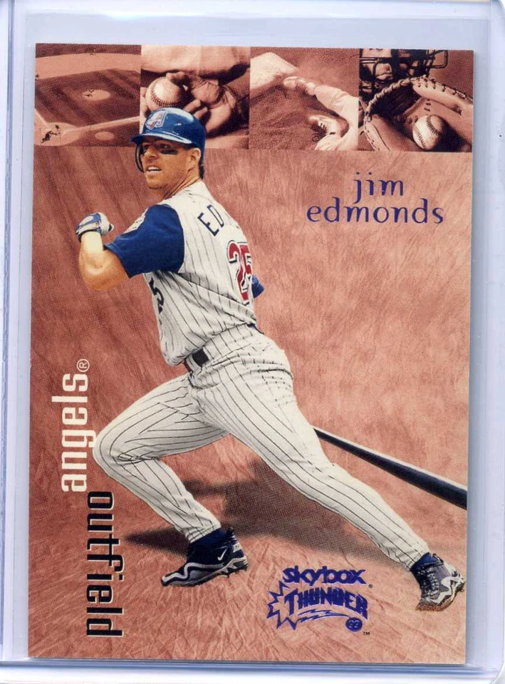 JIM EDMONDS 1999 Skybox Thunder RANT PARALLEL #33 - ANGELS - Image 1 of 1