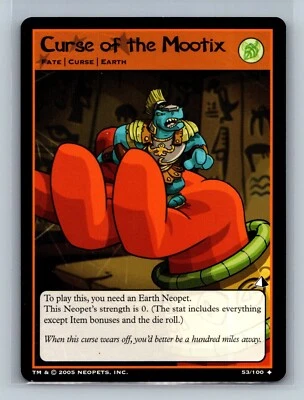 Neopets TCG - Curse of the Mootix 53/100 - Lost Desert - Image 1 of 2