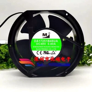 M DA17251B48UA 17251 DC48V 0.80A 17CM Axial Cooling Fan - Afbeelding 1 van 2