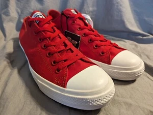 Converse Chuck Taylor All Star II Ox, Salsa Red, Men's Size 14, #150151C - NEW - Foto 1 di 16