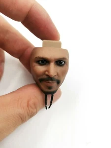 1/6 Hot Toys Jack Sparrow Pirates of the Caribbean DX15 Collectible Figure Face - Picture 1 of 4