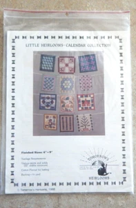 VTG (1986) New Tomorrow's Heirlooms Quilting Instructions "CALENDAR COLLECTION" - Picture 1 of 3