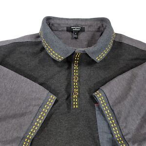 McDonalds Timeless Elements Men's Size M-R Gray Short Sleeve Uniform Polo Shirt