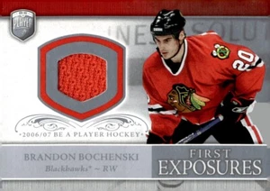 2006-07 Be A Player Portraits First Exposures Brandon Bochenski Rookie Jersey  - Picture 1 of 2